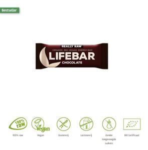 Lifefood Lifebar chocolade bio (47 gr)