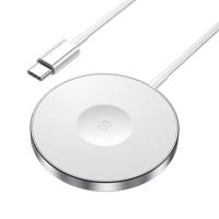 ESSAGER 3-in-1 15W magnetische draadloze oplader voor iPhone 12 / 13 / 14 / 15, AirPods, iWatch Slank oplaadpad - thumbnail