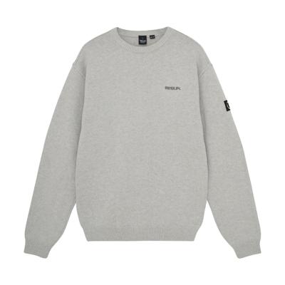 Rellix winter sweater jongens - grijs - loose fit, gebreid