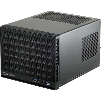 SilverStone SG13B mini tower behuizing