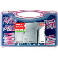 Fischer 577865 Meister-Box XL Altbau + S Assortimentsdoos pluggen 30 mm, 40 mm, 50 mm, 65 mm, 80 mm 280 onderdelen