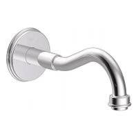 Tres Clasic inbouw uitloop 21 cm messing chroom