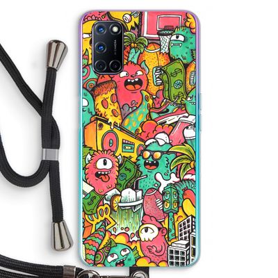 Vexx City: Oppo A72 Transparant Hoesje met koord