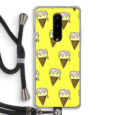 Isjes: OnePlus 8 Transparant Hoesje met koord