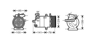 Compressor Transit7/jumper/boxer 06- 1800K417