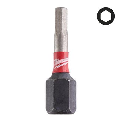 Milwaukee Milwaukee SHOCKWAVE™ IMPACT DUTY schroefbits Hex 3 mm x 25 mm VE=2 - 4932430894