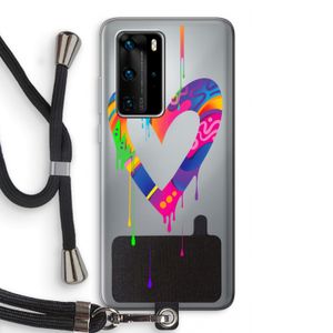 Melts My Heart: Huawei P40 Pro Transparant Hoesje met koord