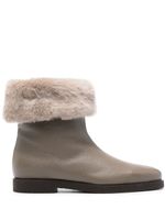 TOTEME bottines The Off-Duty en cuir - Marron