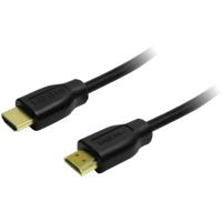 LogiLink HDMI Aansluitkabel HDMI-A-stekker, HDMI-A-stekker 5.00 m Zwart CH0039 4K UHD HDMI-kabel - thumbnail