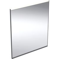 Geberit Option spiegel met verlichting en verwarming 60x70cm zwart