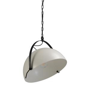 Masterlight Landelijke hanglamp Larino 50 wit met zwart 2197-06-06-B-K