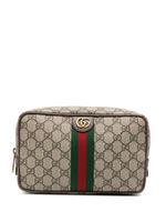 Gucci trousse de toilette Savoy en cuir - Marron - thumbnail