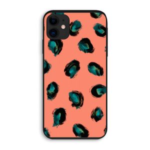 Pink Cheetah: iPhone 11 Biologisch afbreekbaar hoesje