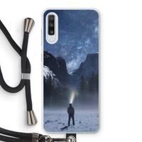 Wanderlust: Samsung Galaxy A70 Transparant Hoesje met koord