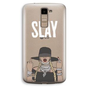 Slay All Day: LG K10 (2016) Transparant Hoesje