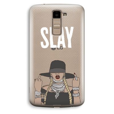 Slay All Day: LG K10 (2016) Transparant Hoesje