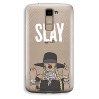 Slay All Day: LG K10 (2016) Transparant Hoesje