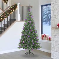 VidaXL Kerstboom met 300 led met standaard groen 240 cm pvc