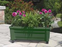KHW Plantenbak met wielen (Groen)