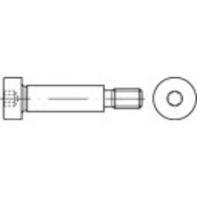 TOOLCRAFT TO-5434650 Schouderschroeven M10 80 mm Binnenzeskant (inbus) 10 stuk(s)