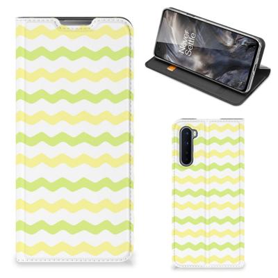 OnePlus Nord | Hoesje met Magneet | Waves Yellow
