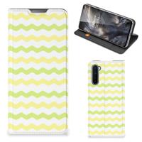 OnePlus Nord | Hoesje met Magneet | Waves Yellow
