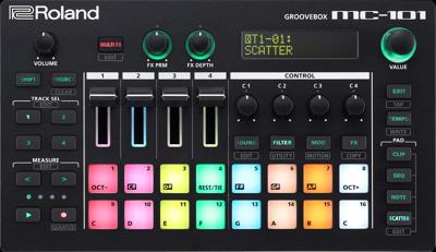 Roland MC-101 DJ-controller Zwart