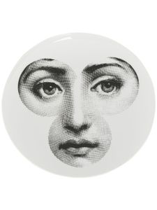 Fornasetti assiette imprimée - Blanc