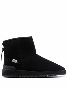 Suicoke bottines à bords en peau lainée - Noir