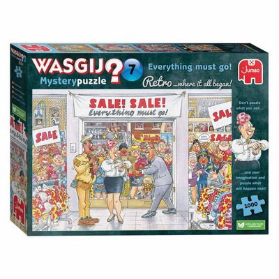 Jumbo Wasgij retro mystery 7 - uitverkoop!, 1000st.