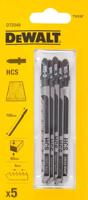 DeWALT DT2049 T 101 DP Decoupeerzaagblad voor Hout & Spaanplaat VE=5