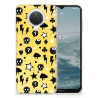 Silicone Back Case Nokia G20 | G10 Punk Geel - thumbnail