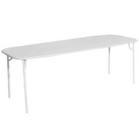 Petite Friture Week-end tuintafel 220x85 Pearl Grey