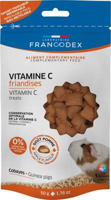 FRANCODEX Vitamine C traktatie - Cavia traktatie - 50g