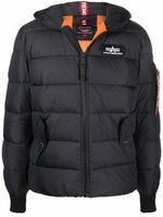 Alpha Industries veste matelassée à capuche - Noir