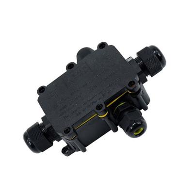 Lasdoos Spatwaterdicht met 4 flexibele ingangen - 80x65x35mm - IP68 - 5-9mm