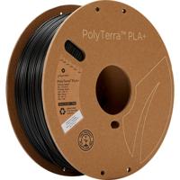 Polymaker PM70945 Regular Filament PLA+ Gering kunststofgehalte, Hoge stijfheid 1.75 mm 1000 Zwart PolyTerra™ 1 stuk(s)