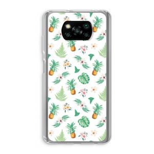 Ananas bladeren: Xiaomi Poco X3 NFC Transparant Hoesje