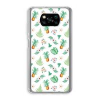 Ananas bladeren: Xiaomi Poco X3 NFC Transparant Hoesje