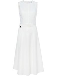 Proenza Schouler White Label robe portefeuille Ivy à coupe mi-longue - Blanc