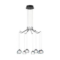 Stars of Light 8-lichts hanglampRovigana zwart - 39511