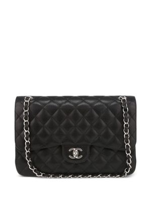 CHANEL Pre-Owned sac porté épaule Jumbo Timeless (2015) - Noir
