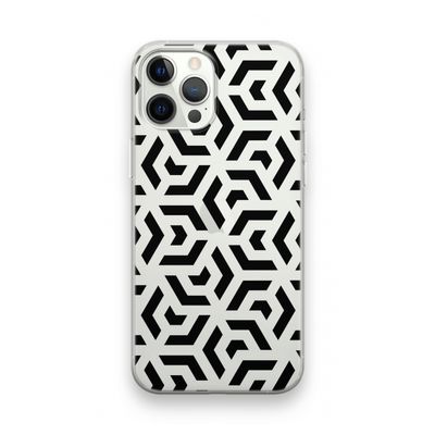 Crazy pattern: iPhone 12 Pro Transparant Hoesje