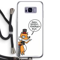 Geen Gezeik: Samsung Galaxy S8 Plus Transparant Hoesje met koord