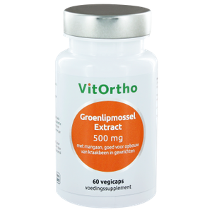 VitOrtho Groenlipmossel Extract 500mg Capsules 60st