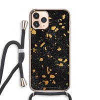Terrazzo N°7: iPhone 11 Pro Transparant Hoesje met koord