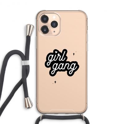 Girl Gang: iPhone 11 Pro Max Transparant Hoesje met koord