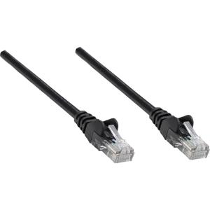 Intellinet 737012 RJ45 Netwerkkabel, patchkabel CAT 6A S/FTP 0.25 m Zwart Afgeschermd (enkel), Afscherming totaal, Halogeenvrij 1 stuk(s)