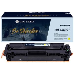 G&G Toner vervangt HP, Canon 201X, 045H Compatibel Geel CF402X/Cartridge 045H Yellow GS-HCF402X(U)