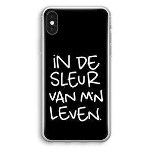 De Sleur: iPhone XS Transparant Hoesje